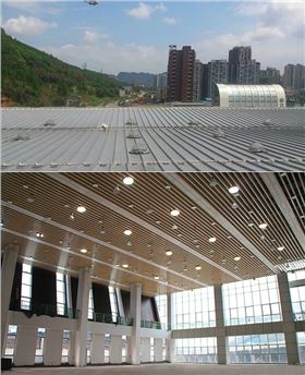 四川体育馆导光筒